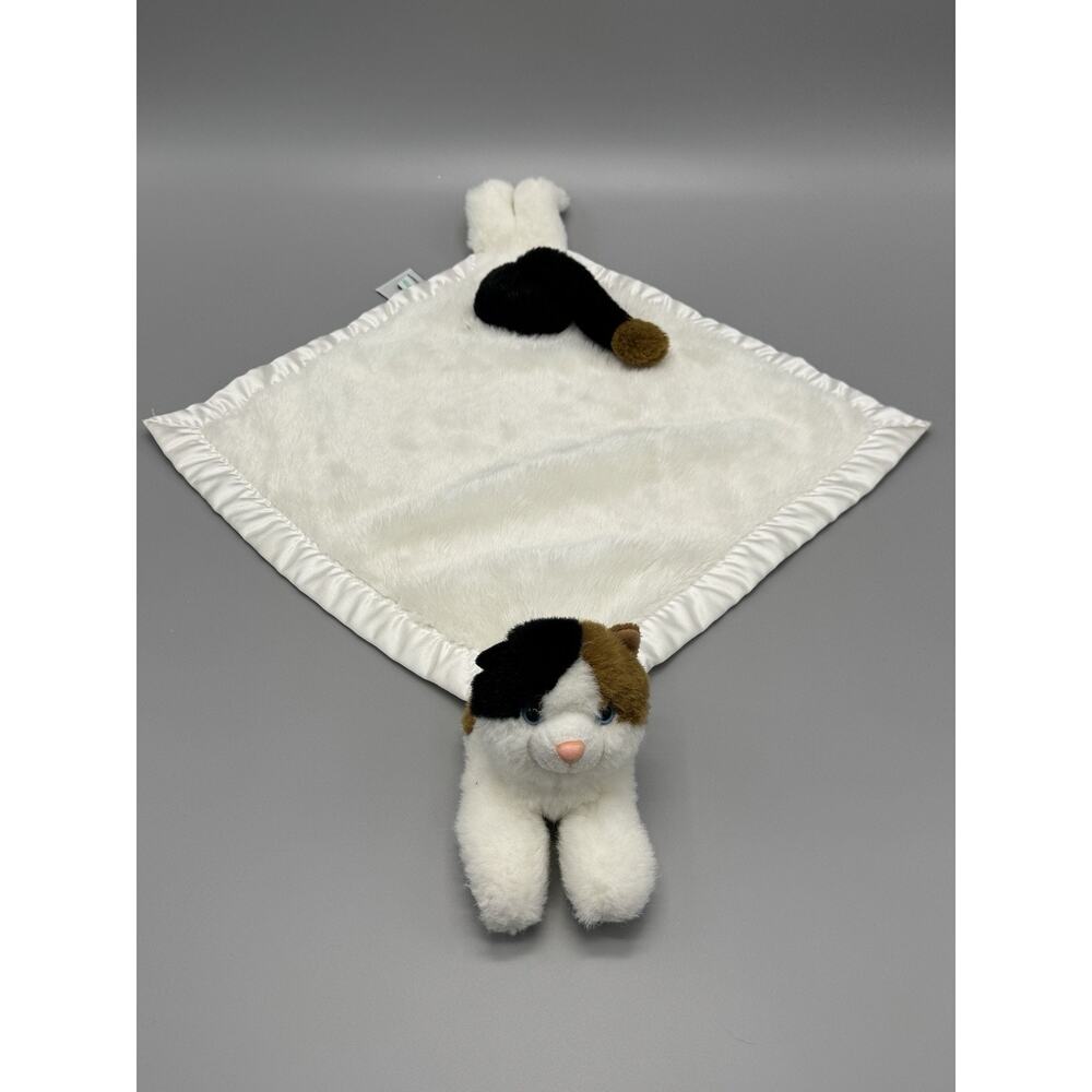 My Banky Calico Cat Lovey Plush Kitty Caileigh Crazy Mountain Satin Trim